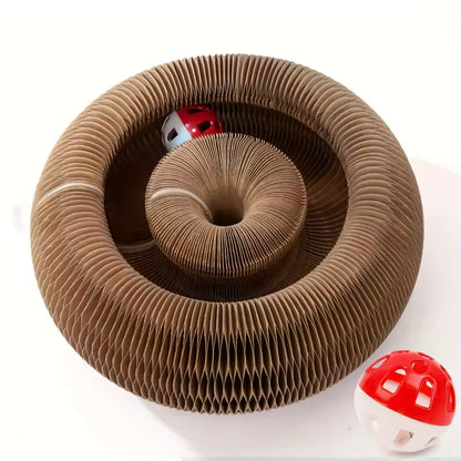 Foldable Cat Scratcher Toy for Indoor Cats